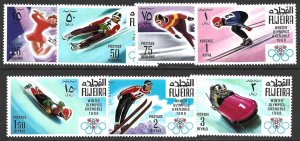 Fujeira | UAE 1968 Grenoble Winter Olympic Games Set VF-NH-
