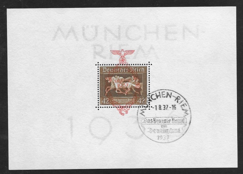 Germany  B105   1937   S/S   VF  Used