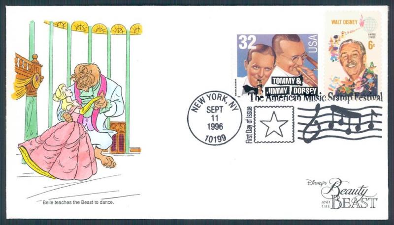 #3097 Tommy Dorsey w 1355 Disney - Beauty & The Beast - D...