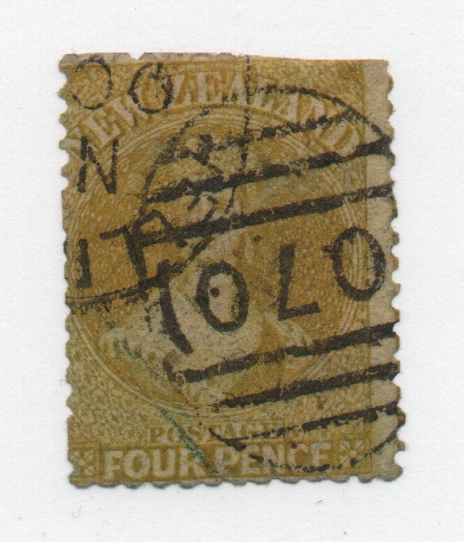 New Zealand  - SG# 120 Used - wmk Large Star- Perf 12 1/2    /      Lot 0925311