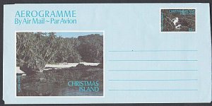 CHRISTMAS IS 65c birds pictorial aerogramme unused..........................K169