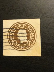 US SC# U481 Washington Cut Square Used