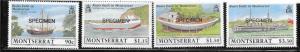 Montserrat #717-720  Ships Specime's (MNH) CV $10.50