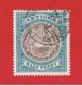 Antigua #21  VF used  Seal of Colony  Free S/H