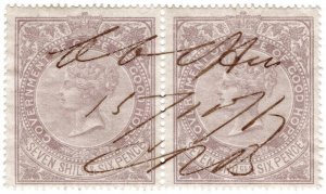 (I.B) Cape of Good Hope Revenue : Stamp Duty 15/- (1865)