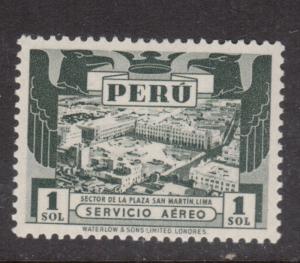 Peru #C57 Very Fine Never Hinged