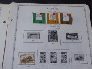 Cameroun 1916-1982 Stamp Collection on Album Pages