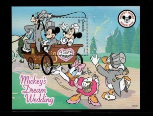 Grenada 1998 - Mickeys Dream Wedding - Souvenir Stamp Sheet - Scott #2829 - MNH