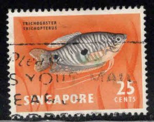 Singapore Scott 59 Used Fish stamp