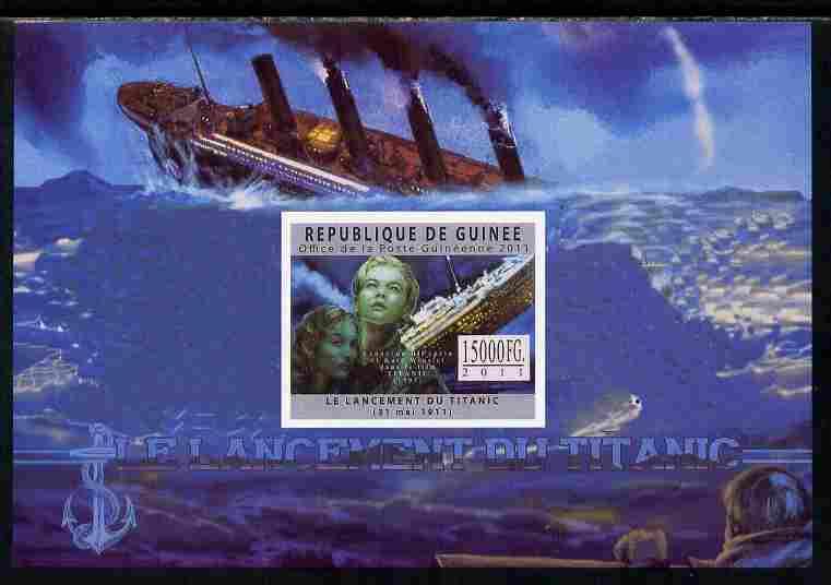 Guinea 2011 Titanic Disaster 3 SS Imperf.MNH 