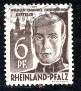 Germany - under French occupation Scott # 6N17, used