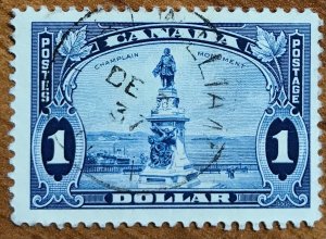 Canada #227 F used,  SON Fort William CDS!