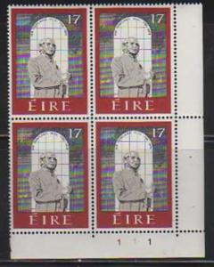 Ireland MNH sc# 446 Plate Block Roland Hill 2012CV $2.80+