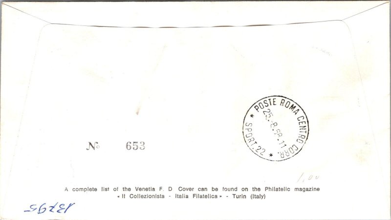 Vatican FDC 1968 - Bogota Trip Of Pope Paul, Registered Mail - F30757