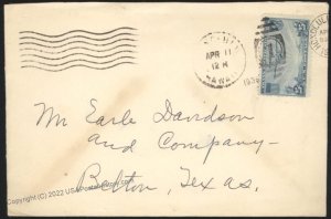 Hawaii USA 1936 Honolulu Territorial Airmail Cover 109179