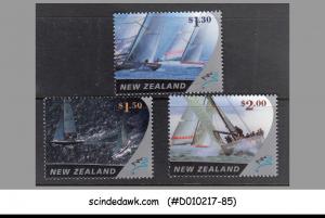 NEW ZEALAND - 2002 AMERICA'S CUP / YACHT - 3V - MINT NH