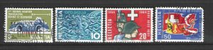Switzerland 434-437 Complete Used SC:$1.40