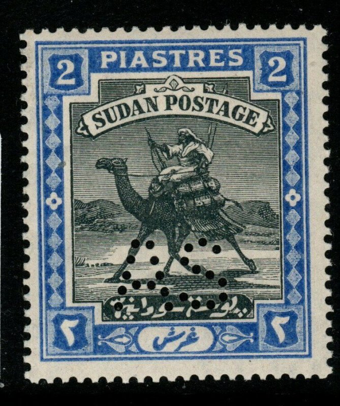 SUDAN SGA22 1913 2p GREEN & BROWN MNH