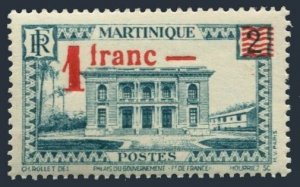 Martinique 190,MMH.Michel 226. Government Palace,1945.