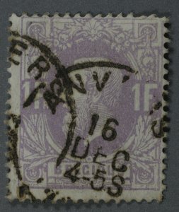 Belgium #36 Used Fine ANVIERS Cancel Date 16 DEC 4-5S Year?