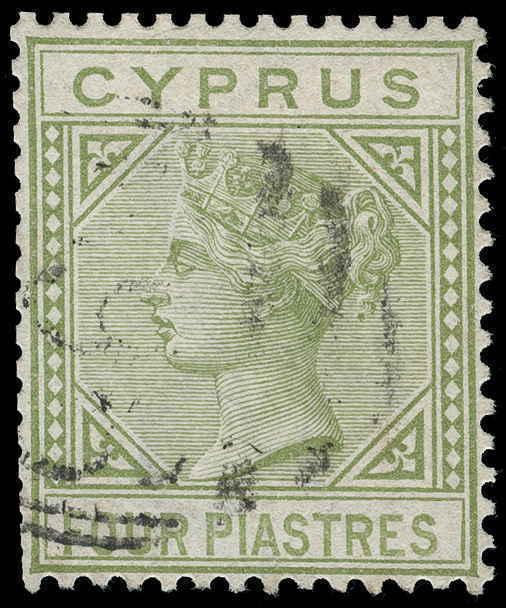 Cyprus Scott 14 Gibbons 14 Used Stamp