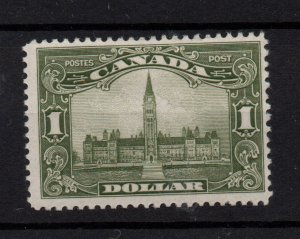 Canada 1929 $1 olive green mint LHM SG285 WS37143