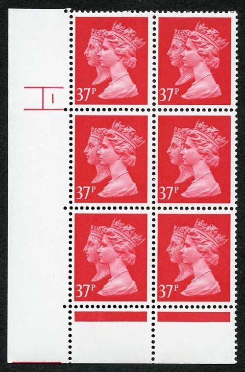 Penny Black Anniv 37p Cylinder 1 no dot PCP