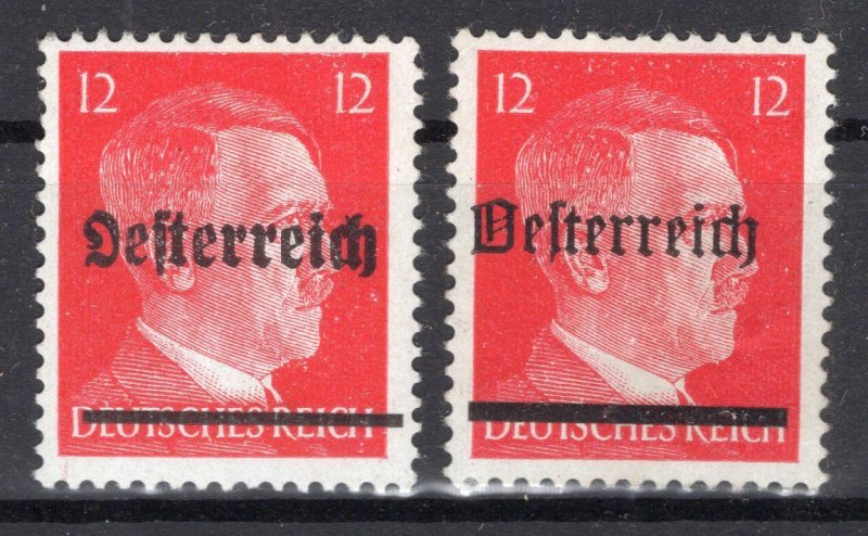 Austria: Post WWII Locals Scheibbs Mint Both Types Signed