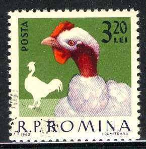 Romania; 1963: Sc. # 1560, Used CTO Single Stamp