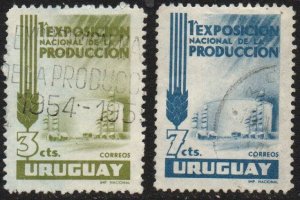 Uruguay Sc #622-623 Used