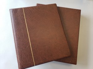 ProPhila Brown 3-Ring Binder and Slipcase, New (S30140)