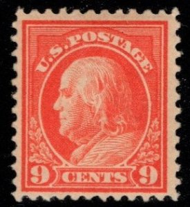 1917 US Scott # 509 9 Cent Benjamin Franklin MH