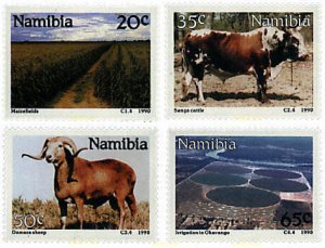 29933 MNH NAMIBIA 1990 AGRICULTURA Y GANADERIA