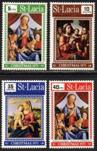 St. Lucia Sc #304-307 MNH