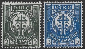 Ireland 88-89  1933  set  2  fine  mint nh