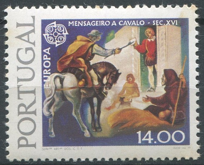 Portugal Sc#1423 MNH, 14e multi, Europa (C.E.P.T.) 1979 - History of the Post...