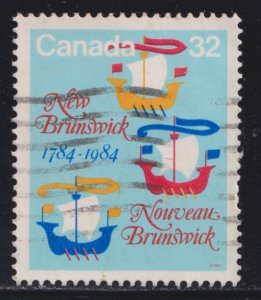 Canada 1014 Lymphad Sailing Vessels 32¢ 1984