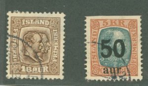 Iceland #78/138  Multiple