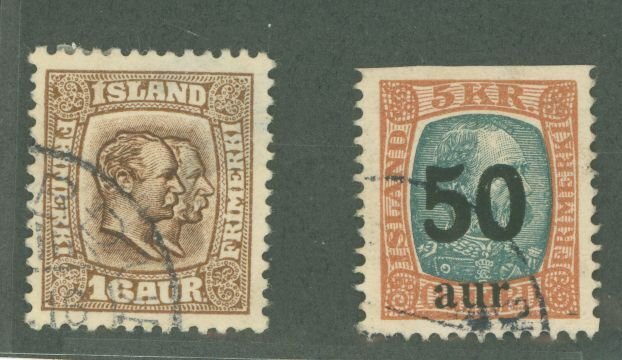 Iceland #78/138 Used Multiple