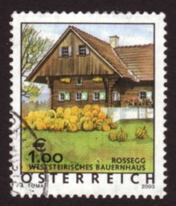 Austria 2003 Sc#1876, SG#2621 1euro Chalet Rosseg USED-VF-NH.