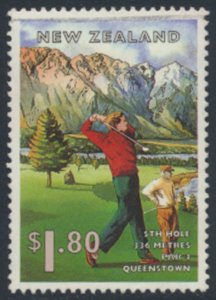 New Zealand  SC# 1258 Used Golf Courses see details & scans             