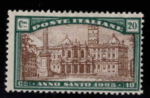 Italy Scott B20 MH* Holy Year 1924 semi-postal stamp