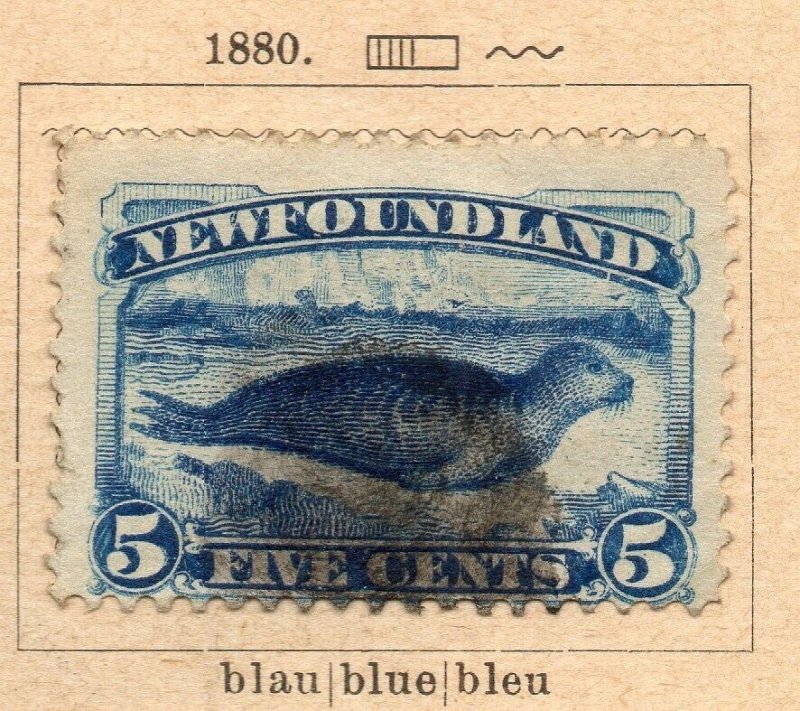 Newfoundland 1880 Early Issue Fine Used 5c. NW-11918