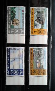  Gilbert & Ellice #218-221 MNH weather h191.3281