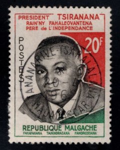 Madagascar Malagasy Scott 320  Used 1960 stamp