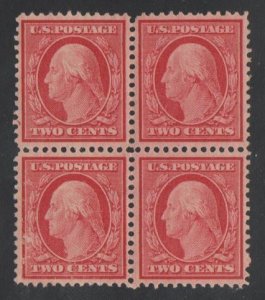 U.S. Scott #332 Washington Stamp - Mint Block of 4