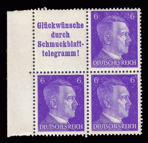 Germany (III Reich) Hitler Zusammendrucke W113 MNH