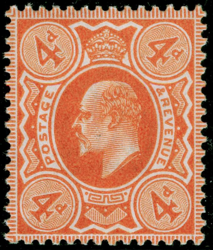 SG240 SPEC M25(2), 4d pale orange, NH MINT. Cat £45.