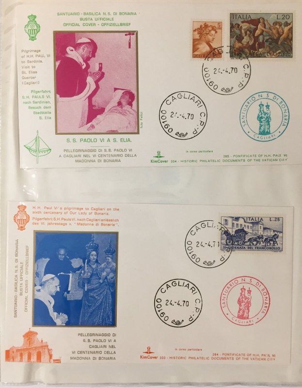 Vatican Covers x 39 Religion  UK2316