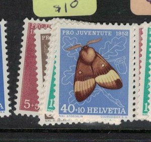 Switzerland Butterfly SC B207-11 MNH (4eos) 